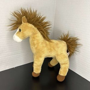 TY Beanie Babies NICE SOFT TORNADO THE TAN HORSE 7" Plush Stuffed Animal TOY
